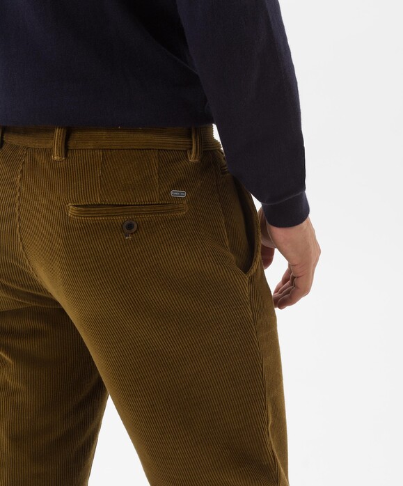 Brax Jim 316 Corduroy Corduroy Trouser Camel | Jan Rozing Men's Fashion